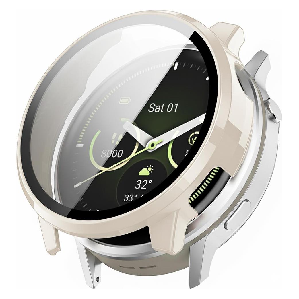 Techsuit - Defense360 Pro + Screen Protector - Garmin Venu 4 41mm - Beige (62883199)