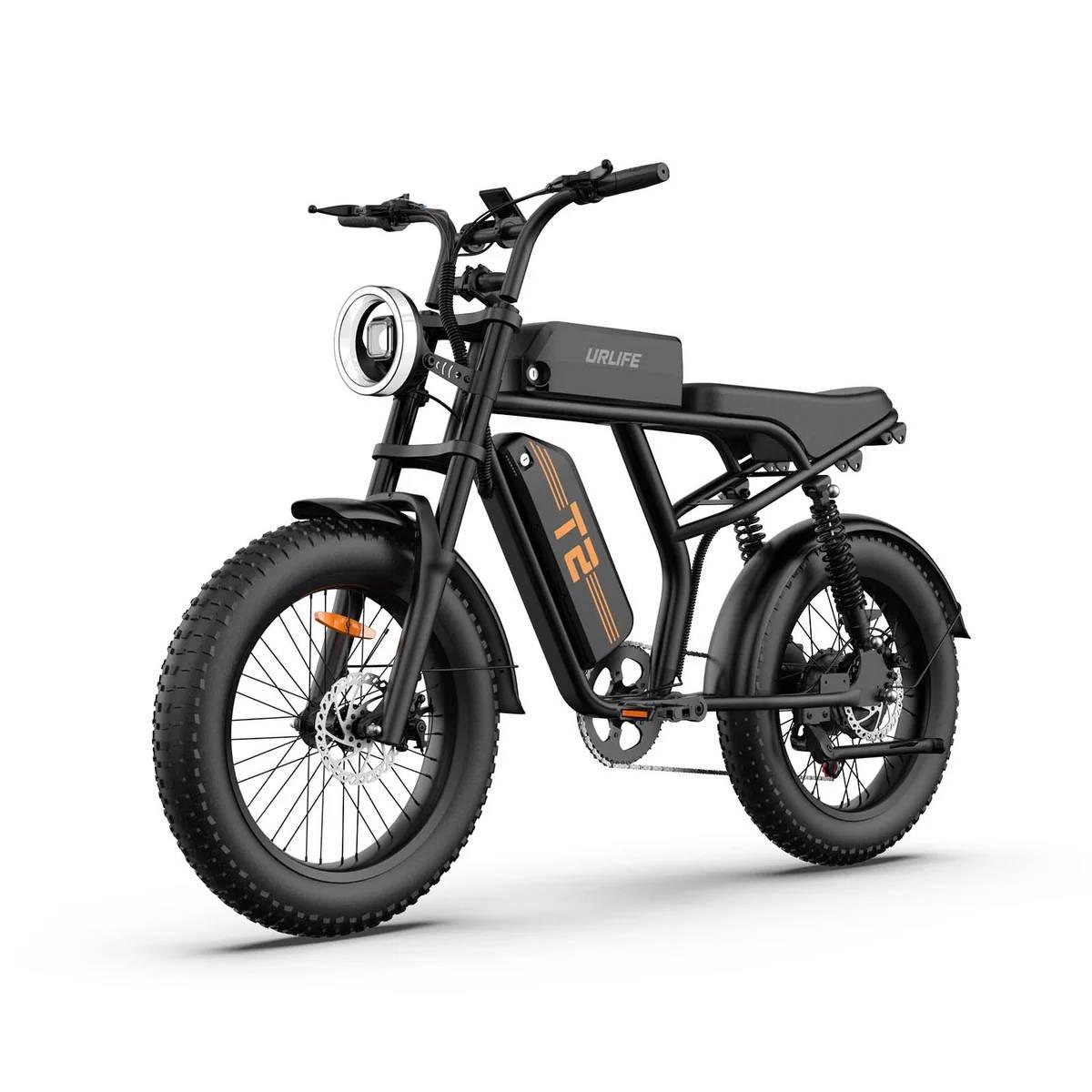 Erwachsenen-Elektrofahrrad T2, Akku 48 V / 15.6 Ah, 20-Zoll-Fettreifen, geländegängiges Offroad-Elektrofahrrad, E-Mountainbike,IP54