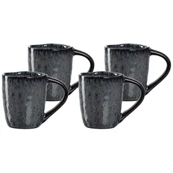 Leonardo MATERA Espressotasse 90 ml 4er Set - anthrazit