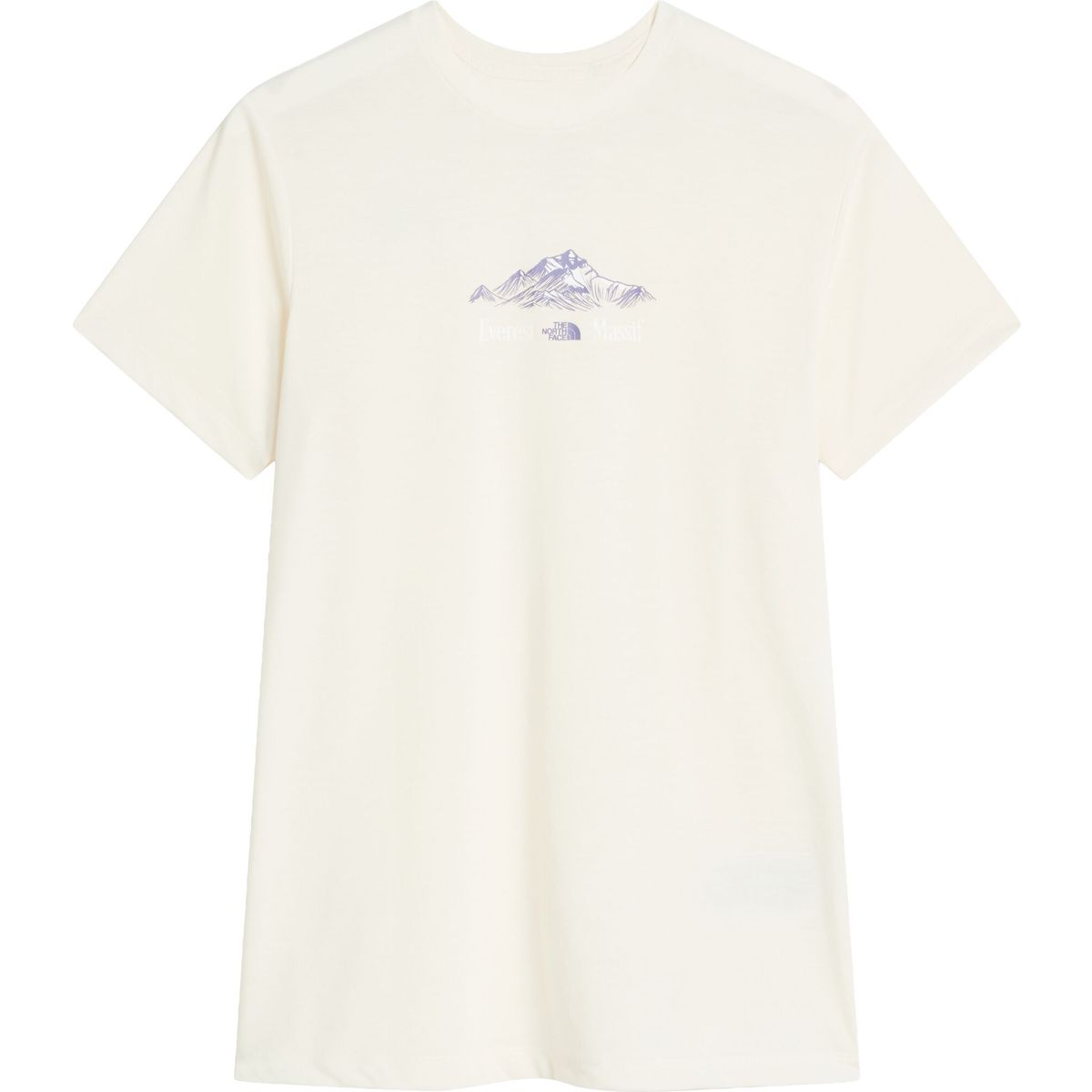 The North Face Womens Foundation Short Sleeves T-shirt-graph white dune (QLI) S NF0A8J6MQLI-S