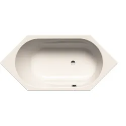 Kaldewei VAIO 6 Badewanne, 1900x900 mm, Sechseck, pergamon, mit integrierten Armlehnen