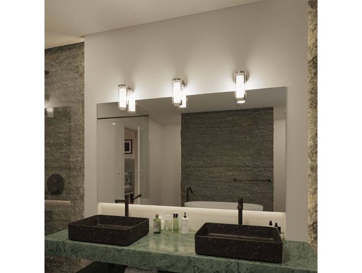 Luena LED Wandleuchte IP44 Dim. Chrom/Clear - Paulmann - Badezimmer - Modern - Metall - Einflammig