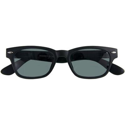 Lesebrille WOODY SUN-BI, schwarz, +2.00 dpt mit Etui