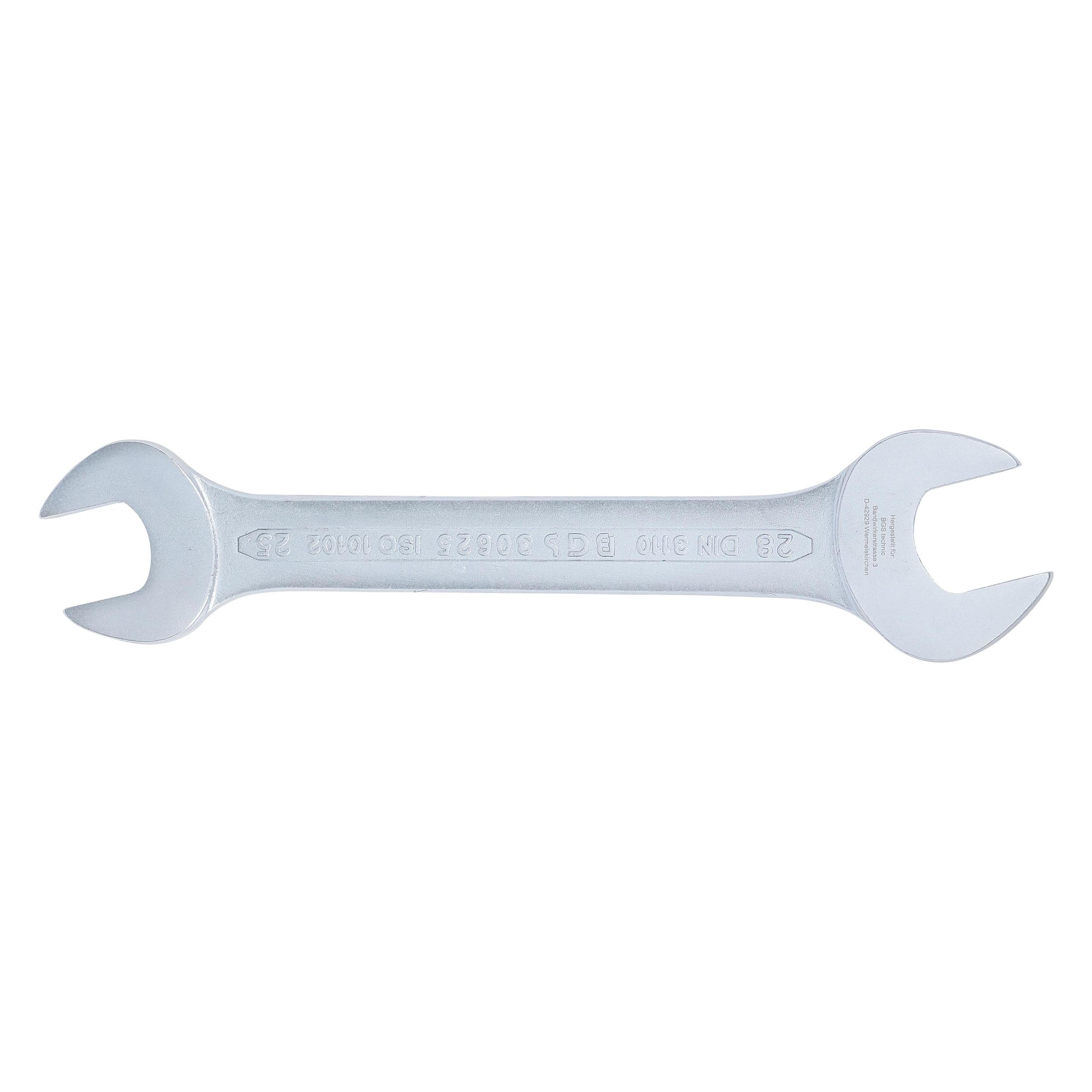 BGS Doppel-Maulschlüssel SW 25 x 28 mm (25 mm, 28 mm) (30625)