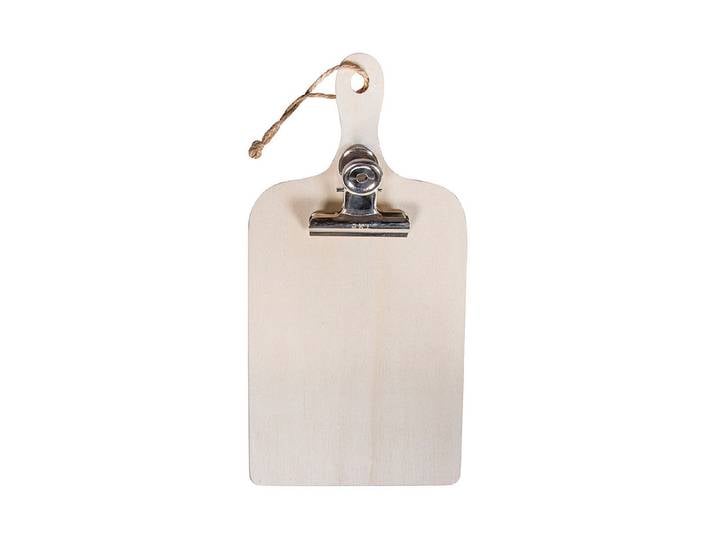 Rayher Holz-Klemmbrett zum Hängen Robinie 11.5 × 23 × 0.7 cm