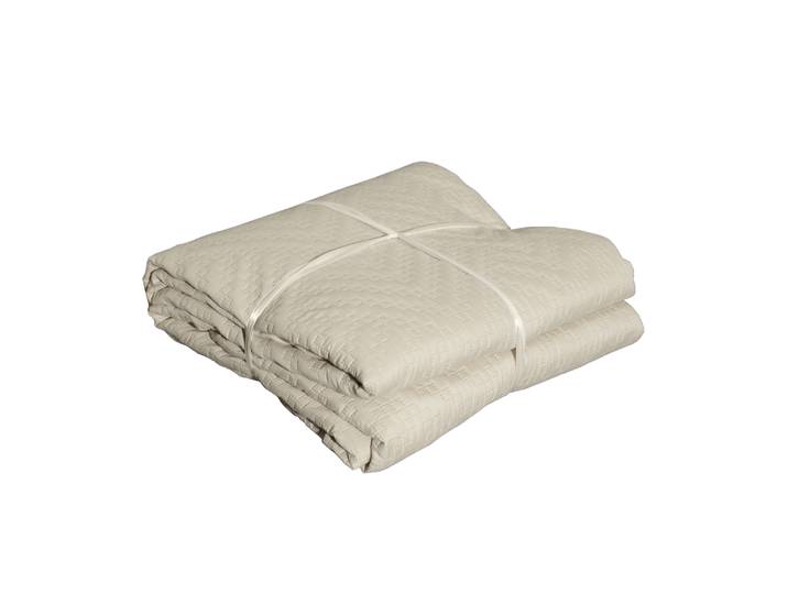 Bettüberwurf 200 x 220 cm beige