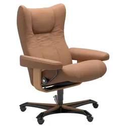 Stressless Bürostuhl Wing Office Leder Braun Batick Latte