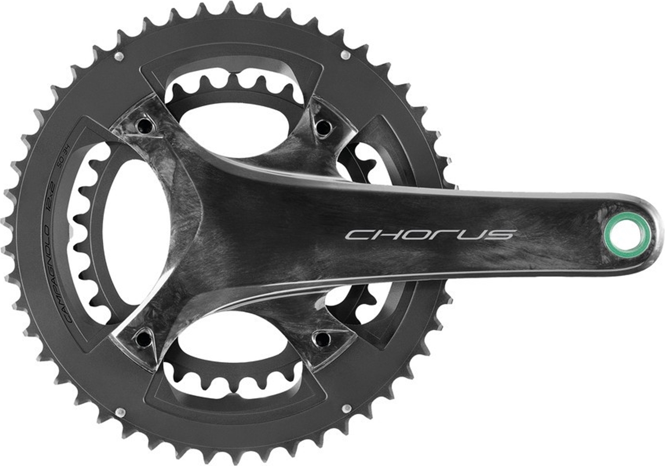 Campagnolo Chorus Ultra Torque Carbon 2x12 Fach Kurbelgarnitur 175 mm Carbon