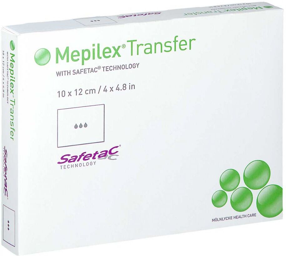 Mepilex Transfer Schaumverband 10x12 cm steril