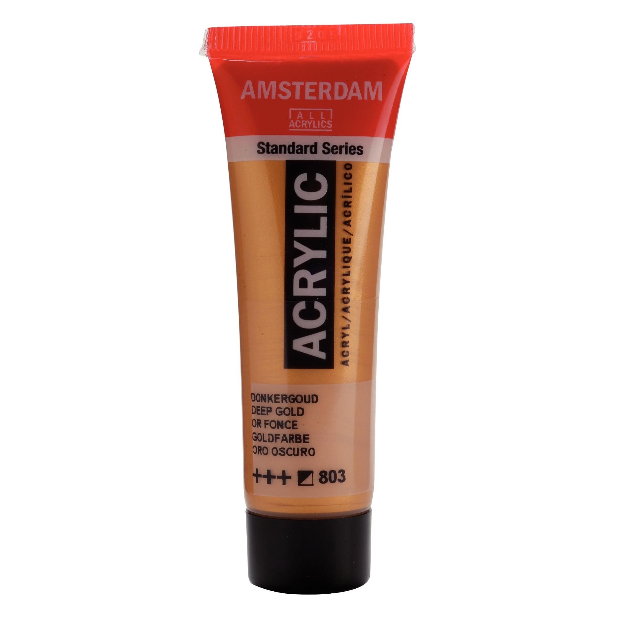 Amsterdam Standard Series Acrylic Tube 20 ml Deep Gold 803 (20 ml) (ROY-17048030)