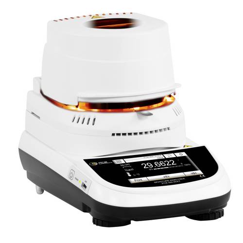 PCE Instruments Feuchtebestimmer PCE-MA 60XT bis 160°C |Auflösung 0,001% |Live-Grafik |Datenbank |ATRO % |RS232 |USB
