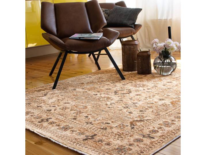 Kurzflorteppich My Laos Typ D Beige 120 x 170cm Flachgewebe