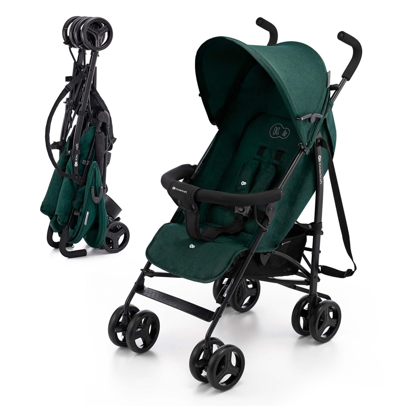 Kinderkraft TIK Lichtgewicht kinderwagen - 1 zitplaats - Groen