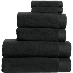 Christy Frottierserie Luxe Black Seiftuch 33x33cm