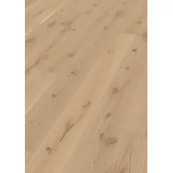 MEISTER Parkettboden longlife PD 400 2200 x 180 x 13 mm 9010 Eiche authentic creme gebürstet ultramattlackiert