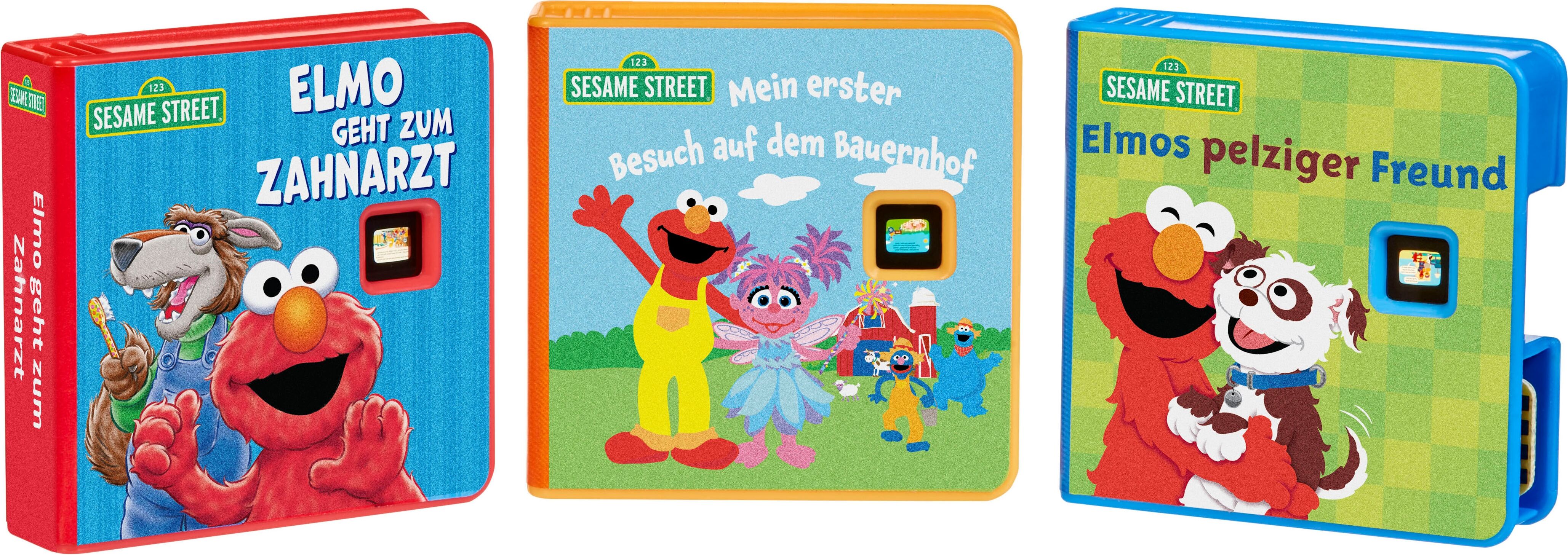 Hörspielkassette LITTLE TIKES "Story Dream Machine, Sesamstrasse, Elmo & Freunde Kollektion", Kinder, bunt, Kunststoff, Hörspiele Hörspielkassette, passend für Story Dream Machine bunt Einheitsgröße