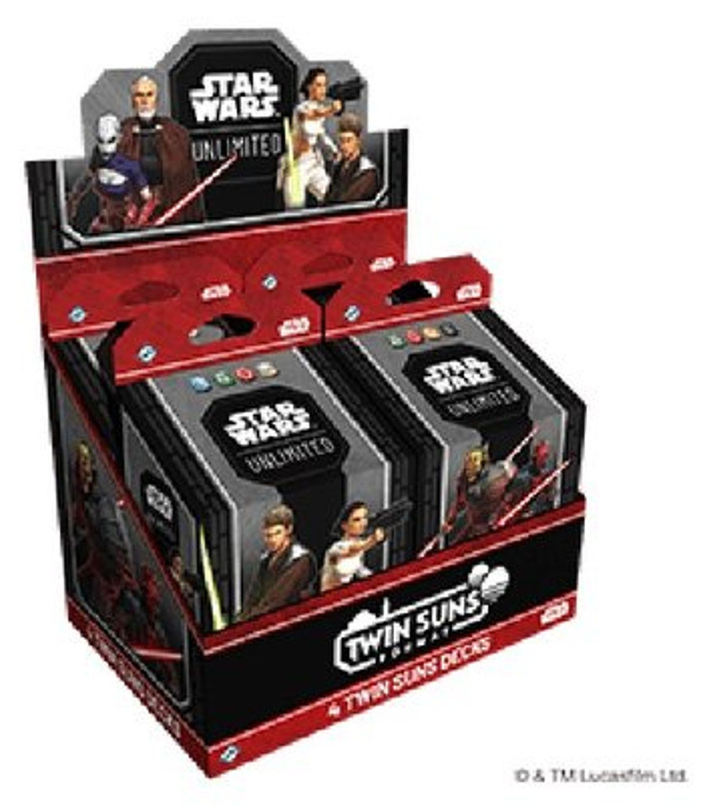 Fantasy Flight Games Star Wars Unlimited TS26 Twin Suns Deck Display 2026