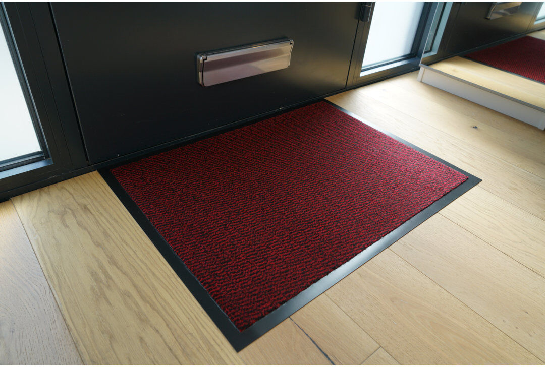 Sol 27 Outdoor Aarib Non-Slip Doormat Red Runner 90cm x 300cm
