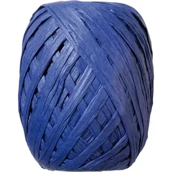 4x Geschenkband aus Papier 7 mm x 30 m blau