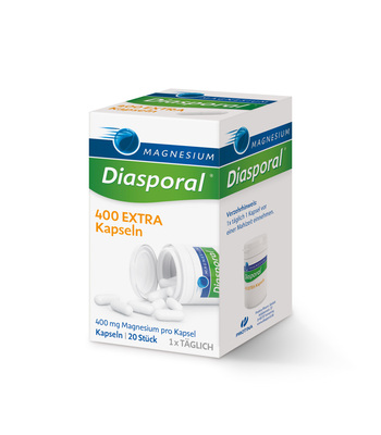 Protina Pharmazeutische GmbH MAGNESIUM DIASPORAL 400 Extra Kapseln 16 g 10192590
