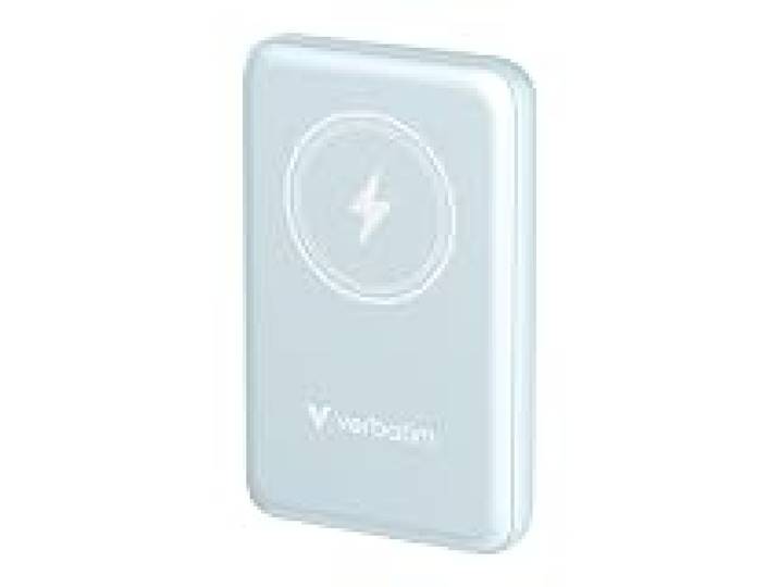 Charge 'n' Go Magnetic Wireless Power Bank 10000 Blue