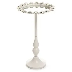 ABELLA Casa Rosen-Tablett verspiegelt auf Standfuß Höhe 67cm, Ø 41cm