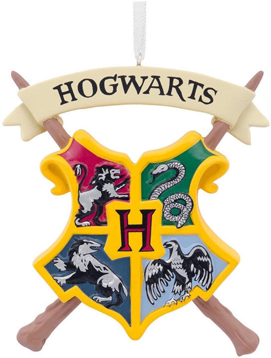 Hallmark Harry Potter Hogwarts Shield Kerstornament