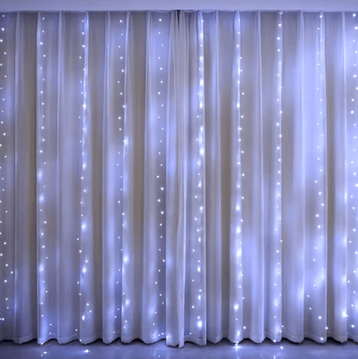 Inspire Curations Remote Control Cascading Fairy Lights white 3x1m