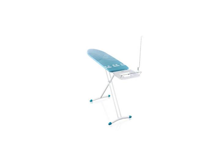 Leifheit Bügelbrett, Türkis, 76 cm Schubladen, 130x38 cm, Bügeleisenablage, Haushalt & Reinigung, Wäschepflege, Bügelbretter & Bezüge