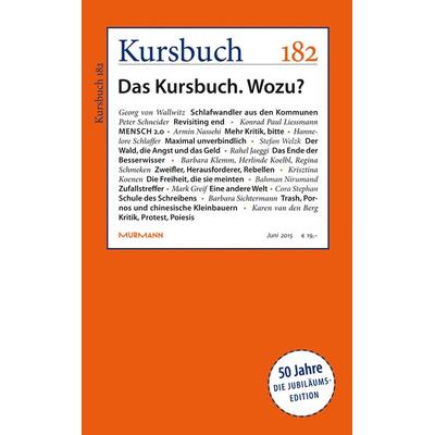 Kursbuch 182, Taschenbuch von , Murmann Publishers