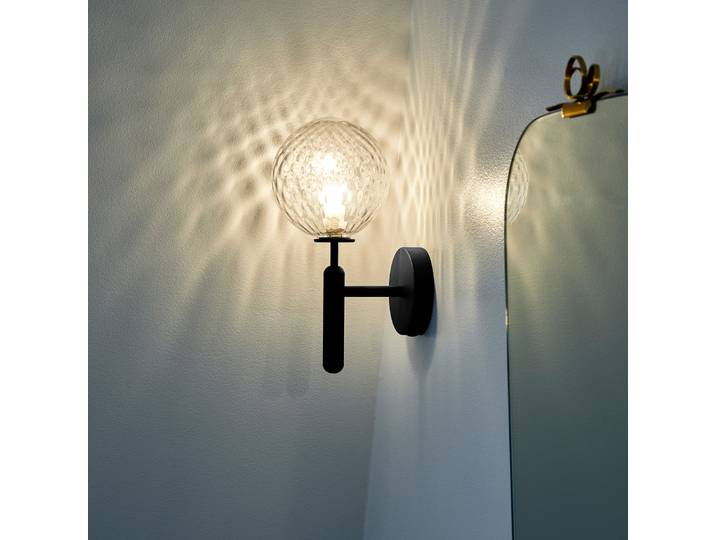 Miira Applique Murale Gris Roche/Clair Optique - Nuura Miira Wall Nuura Aps - Salon / séjour - Design - Métal - Boule