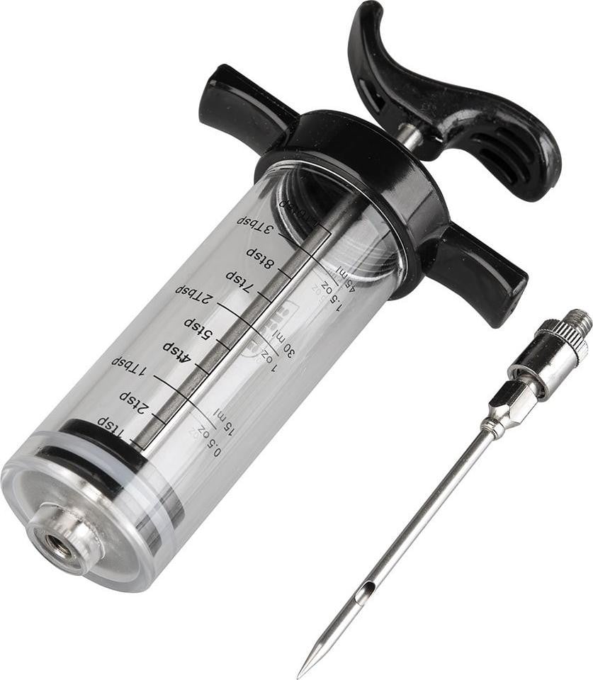 Ibili Menaje Keukeninjectiespuit, zwart/transparant, 23 cm
