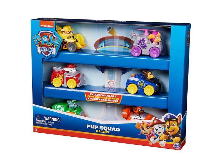 Pack 6 racers pup squad La Pat' Patrouille
