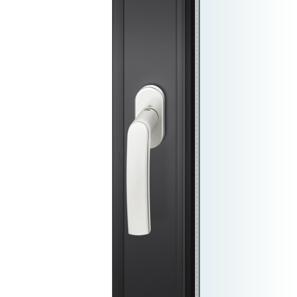 FSB Fenstergriff 34 1015, Standard, oval,Vierkant 7/24-38, naturfarben eloxiert 0 34 1015 09039 0105