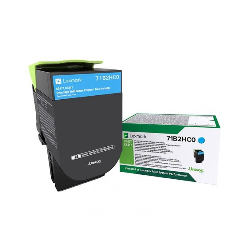 Lexmark Toner Rück f. CS/CX/417 cyan