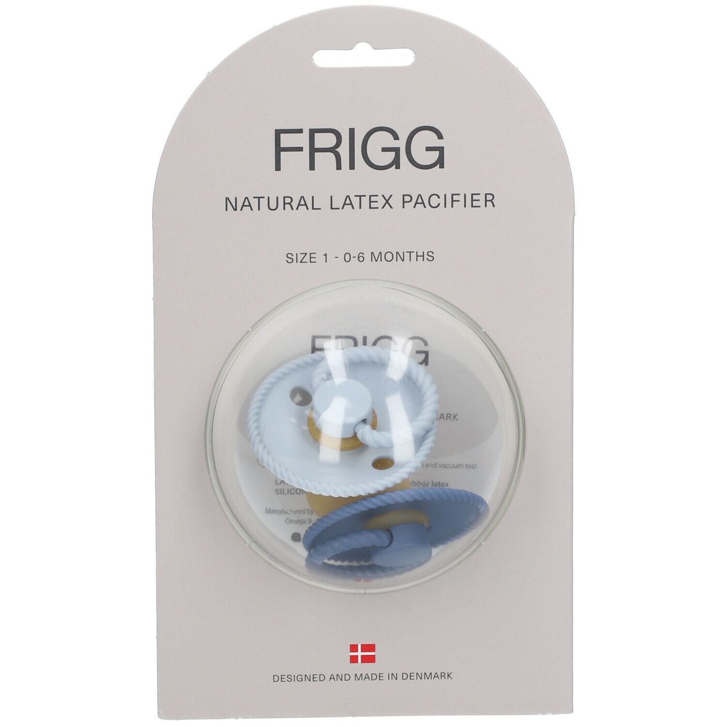 Frigg Fopspeen Rope Ocean - Blue 0-6 Maanden 2 St Schnuller