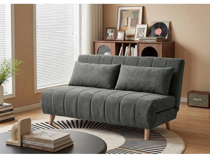 OTTO home Schlafsofa FANNSEY 140 cm -2-Sitzer, verstellbare Rückenlehne, Verstellbare Rückenlehne und Sofa mit Bettfunktion