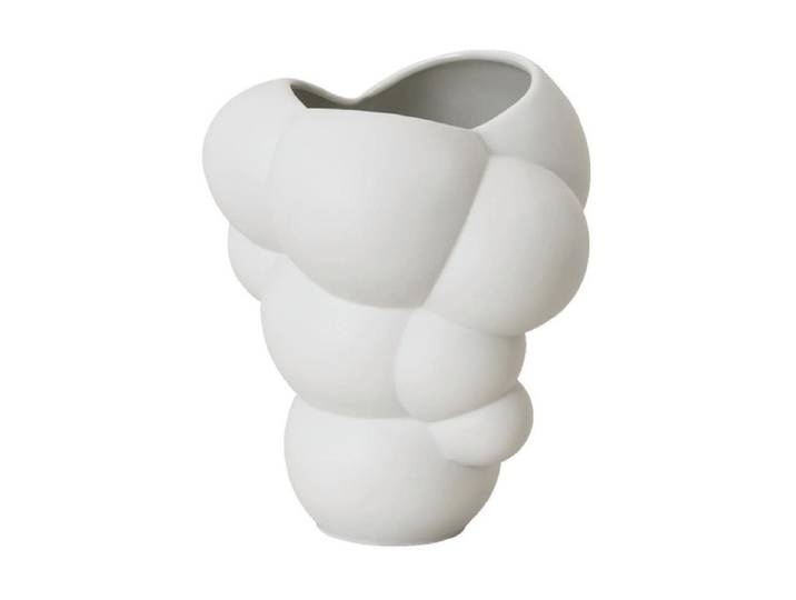Tischvase ROSENTHAL Skum 14 cm , weiss (weiß matt), H:14cm, Keramik, Vasen, Tischvase
