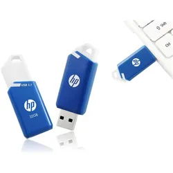 HP x755w 32GB USB 3.1 Stick 3er Pack (P) (32 GB, USB-A), USB Stick, Blau, Weiss
