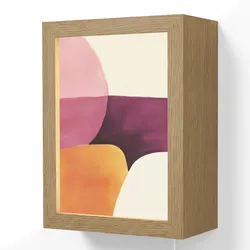 WANDLEUCHTE Formen - Abstrakt - Farbenfroh Wandlampe 15x20 cm Wandlampe