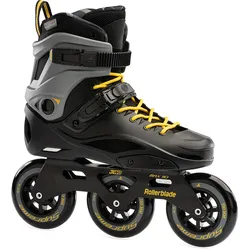 ROLLERBLADE RB 110 3WD Inline Skate 2025 black/saffron yellow - 48