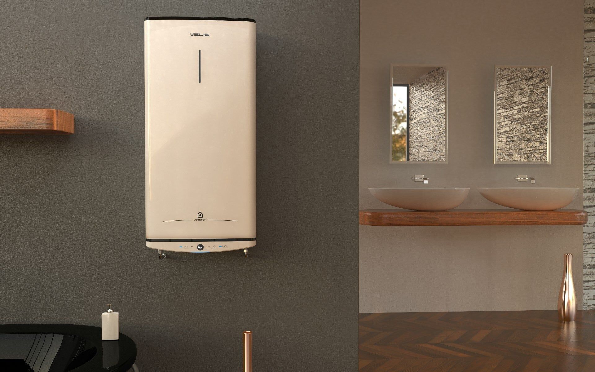 Ariston Scaldabagno Elettrico ad Accumulo Velis Pro 100 Doppio Serbatoio Cod. 3100916