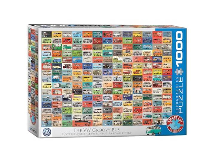 De VW Groovy Bus 1000-delige puzzel