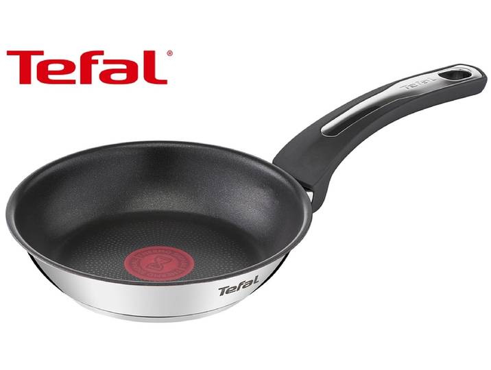 TEFAL Bratpfanne EMOTION Ø18cm stahl rostfrei schwarz