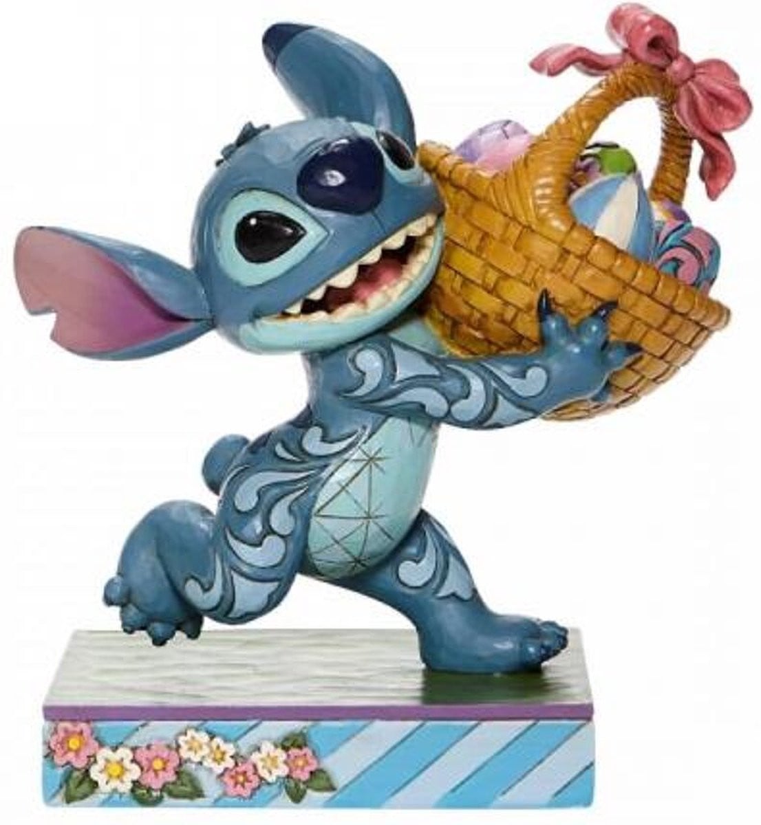 Disney Traditions Jim Shore Stitch met Pasenmandje
