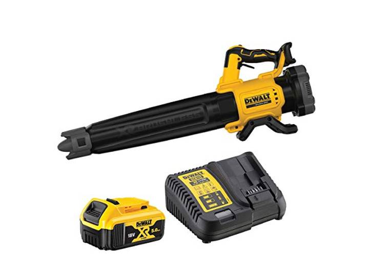DEWALT XR 18V borstelloze axiale blazer met 1 Li-Ion 5Ah batterij