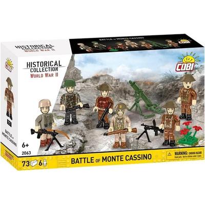 COBI Historical Collection 2063 - Battle of Monte Cassino, WWII, Figurenset, 73/6 Klemmbausteine