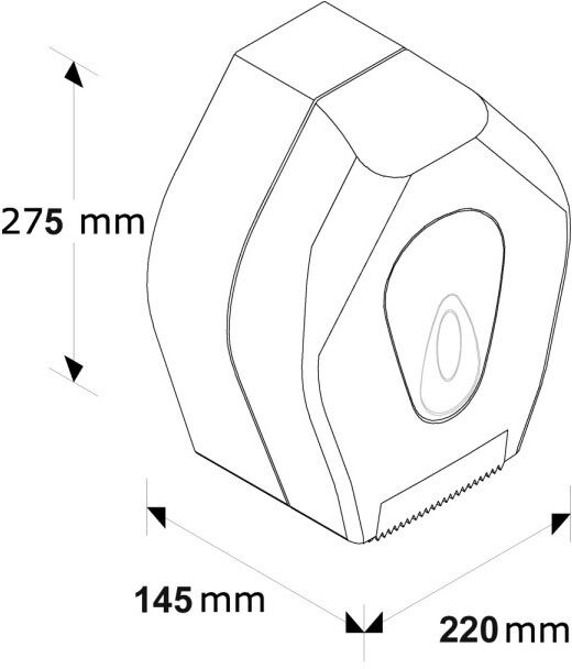 Zásobník na toaletní papír MERIDA TOP MINI