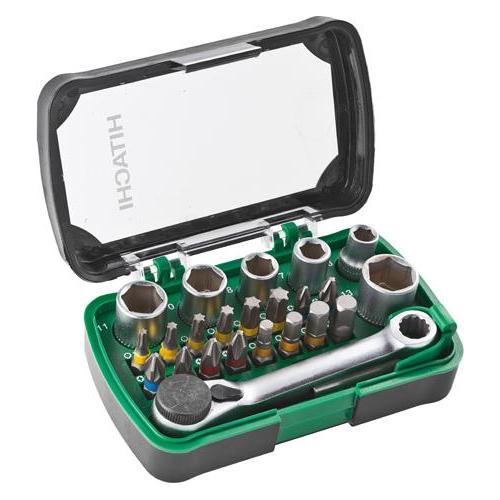 Hikoki Zubehör 750362 Bit-/Steckschlüsselsatz 24 Stück 1/4" Länge 25 mm (34651747)