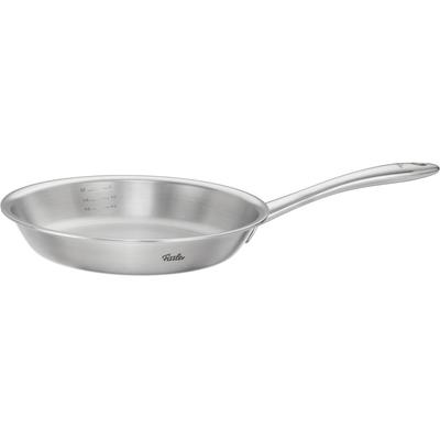 Bratpfanne FISSLER "Fissler M5 Pro-Ply, Edelstahl-Pfanne", silberfarben, B:28,5cm H:8cm L:50,5cm Ø:26cm, Pfannen, Bratpfanne, 5-lagiges Mehrschichtmaterial für präzise Temperaturkontrolle